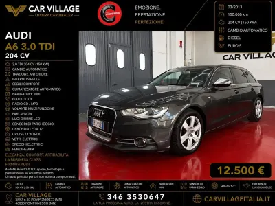 Usata Audi A6 Advanced 204 CV (150 kW) 2013 Grigio Station wagon