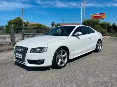 Usata Audi A5 Ambition 190 CV (139 kW) 2009 Bianco Coupé