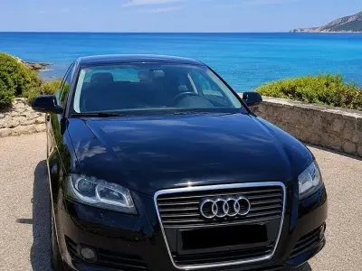 Usata Audi A3 140 CV (102 kW) 2009 Nero Utilitaria