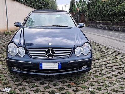 Usata Mercedes CLK200 Elegance 163 CV (119 kW) 2004 Blu Cabrio