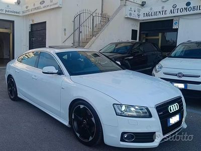Usata Audi A5 S-Line 143 CV (105 kW) 2010 Bianco Coupé