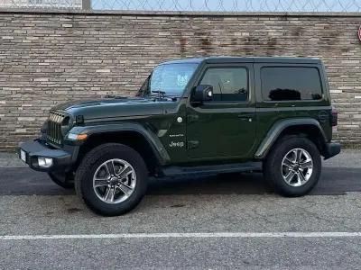 Usata Jeep Wrangler Sahara 272 CV (200 kW) 2021 Verde SUV