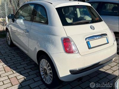 Usata Fiat 500 69 CV (50 kW) 2009 Bianco Cabrio
