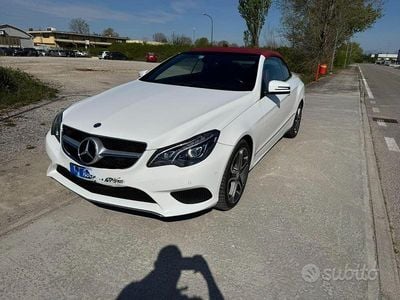 Usata Mercedes E220 170 CV (125 kW) 2014 Bianco Cabrio