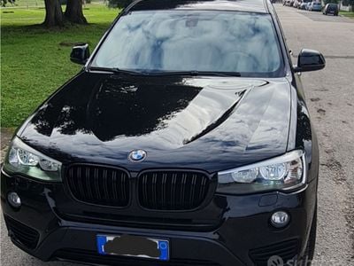 Usata BMW X3 Sport Line 150 CV (110 kW) 2015 Nero SUV