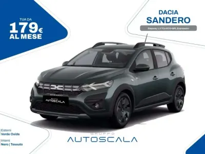 Nuova Dacia Sandero Expression 122 CV (89 kW) 2026 Verde oxide Berlina
