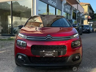 Usata Citroën C3 Shine 102 CV (75 kW) 2019 Rosso Utilitaria