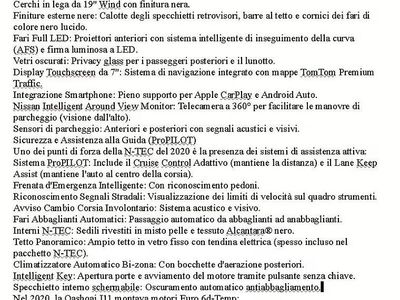 Usata Nissan Qashqai N-TEC 116 CV (85 kW) 2020 Nero SUV