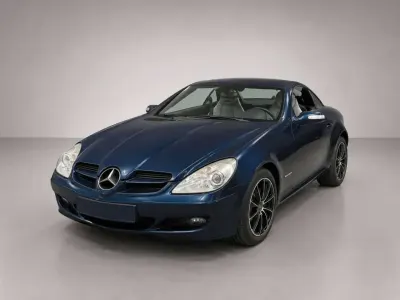 Usata Mercedes SLK200 163 CV (119 kW) 2006 Blu Cabrio