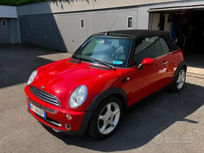 Usata Mini Cooper Cabriolet 116 CV (85 kW) 2007 Rosso Cabrio