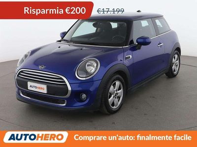 Usata Mini ONE 102 CV (75 kW) 2019 Blu/azzurro Utilitaria