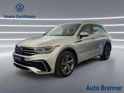 Usata VW Tiguan R-line 200 CV (147 kW) 2021 Argento met SUV