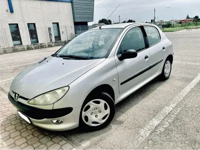 Usata Peugeot 206 90 CV (66 kW) 2001 Grigio Berlina