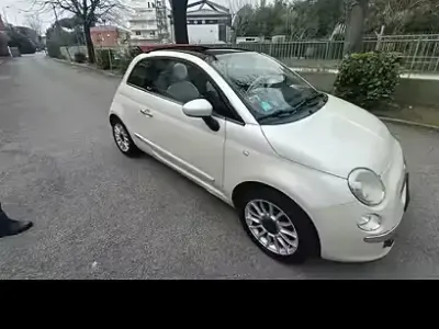 Occasion Fiat 500 95 ch (69 kW) 2009 Blanc Cabriolet