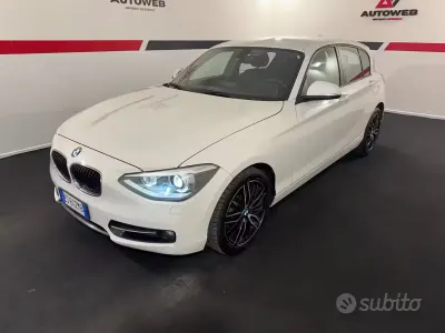 Usata BMW 116 Sport Line 116 CV (85 kW) 2013 Bianco Utilitaria