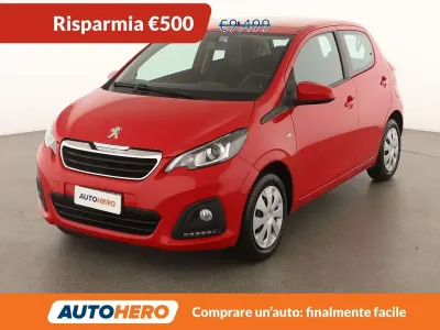 Usata Peugeot 108 Active 69 CV (50 kW) 2018 Rosso Berlina