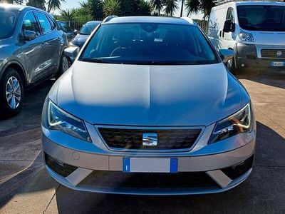 Usata Seat Leon ST Business 115 CV (84 kW) 2019 Argento Station wagon