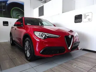 Usata Alfa Romeo Stelvio 160 CV (117 kW) 2021 Rosso SUV