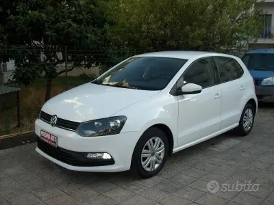 Usata VW Polo Trendline 75 CV (55 kW) 2016 Bianco Berlina