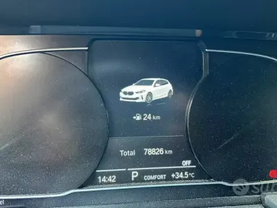Usata BMW 116 M Sport 116 CV (85 kW) 2021 Bianco Utilitaria