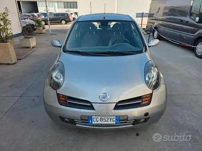 Usata Nissan Micra Acenta 88 CV (64 kW) 2004 Grigio Utilitaria