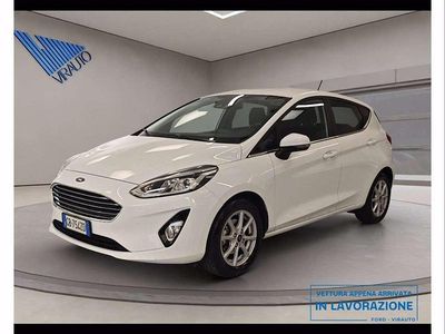 Usata Ford Fiesta Titanium 125 CV (91 kW) 2020 Bianco Utilitaria