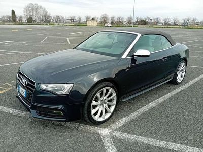 Usata Audi A5 Cabriolet Advanced Plus 177 CV (130 kW) 2014 Blu/azzurro Cabrio