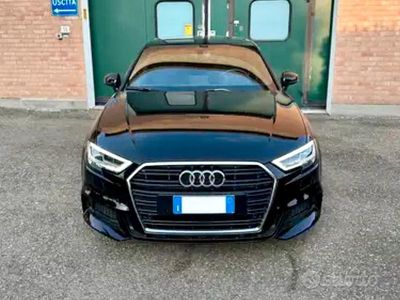 Usado Audi A3 S-Line 116 CV (85 kW) 2018 Negro Berlina