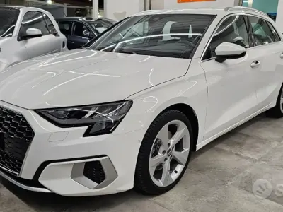 Usata Audi A3 Advanced 150 CV (110 kW) 2020 Bianco Berlina