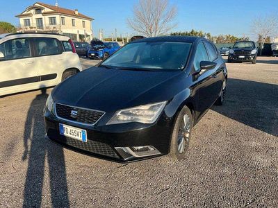 Usata Seat Leon CONNECT 110 CV (80 kW) 2016 Nero Berlina