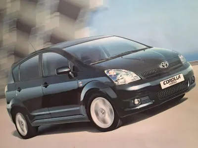 Begagnad Toyota Corolla Verso 177 HK (130 kW) 2006 Svart Minibuss