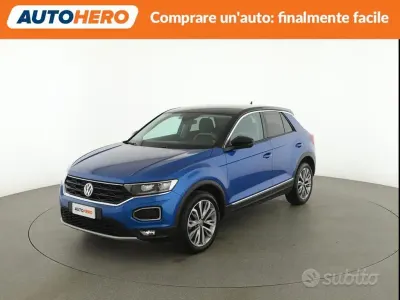 Usata VW T-Roc Advance 116 CV (85 kW) 2019 Blu SUV