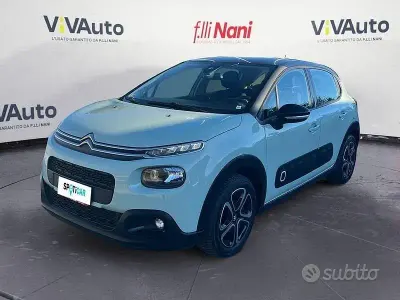 Usata Citroën C3 Shine 82 CV (60 kW) 2017 Verde Berlina