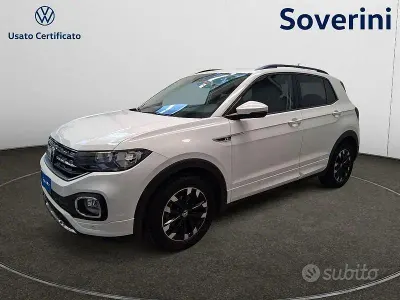Usata VW T-Cross Sport 110 CV (80 kW) 2021 Bianco SUV