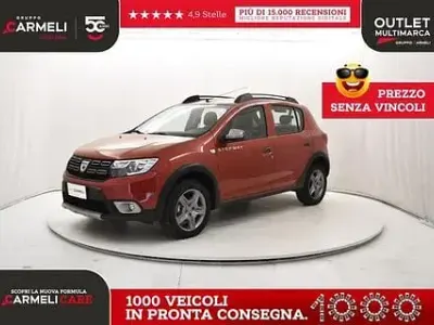 Usata Dacia Sandero Stepway 90 CV (66 kW) 2018 Rosso Berlina