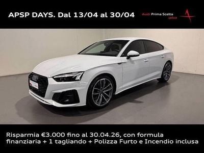 Usata Audi A5 Sportback S-Line 190 CV (139 kW) 2024 Bianco ghiaccio metallizzato Utilitaria