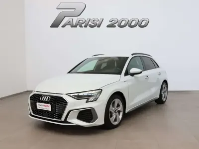 Usata Audi A3 S-Line 150 CV (110 kW) 2023 Bianca/tetto nero Berlina