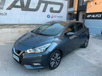 Gebraucht Nissan Micra Tekna 101 PS (74 kW) 2019 Grau Kleinwagen