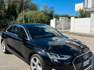 Usata Audi A3 Advanced Plus 116 CV (85 kW) 2021 Nero Berlina