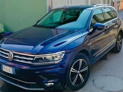 Usata VW Tiguan Advance 150 CV (110 kW) 2018 Blu/azzurro SUV