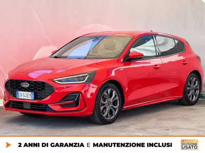 Begagnad Ford Focus ST-Line X 155 HK (114 kW) 2023 Röd Sedan