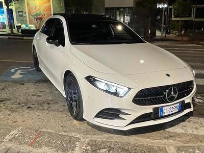 Usata Mercedes A180 AMG line 136 CV (100 kW) 2022 Bianco Berlina