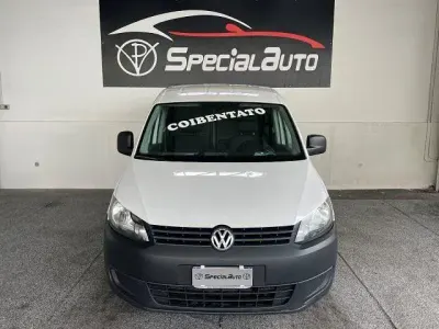 Begagnad VW Caddy 101 HK (74 kW) 2014 Vit Minibuss