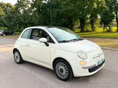 Usata Fiat 500 75 CV (55 kW) 2010 Bianco Berlina