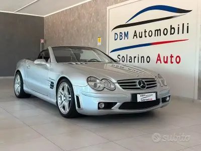 Usata Mercedes SL500 AMG 500 CV (367 kW) 2004 Argento Cabrio