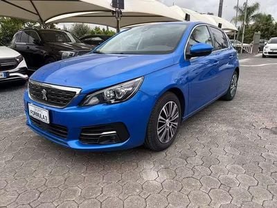 Usata Peugeot 308 Allure 130 CV (95 kW) 2021 Blu Berlina