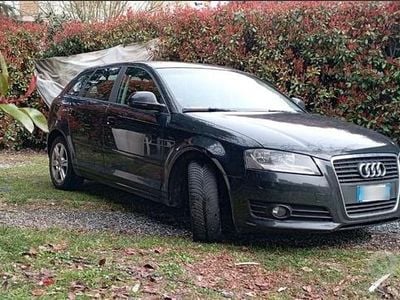 Usata Audi A3 Attraction 105 CV (77 kW) 2010 Nero Utilitaria