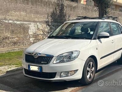 Usata Skoda Fabia GreenLine 75 CV (55 kW) 2013 Bianco Station wagon