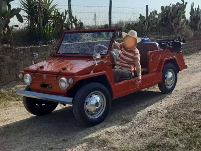 Usata Fiat 600 35 CV (25 kW) 1970 Arancione Cabrio