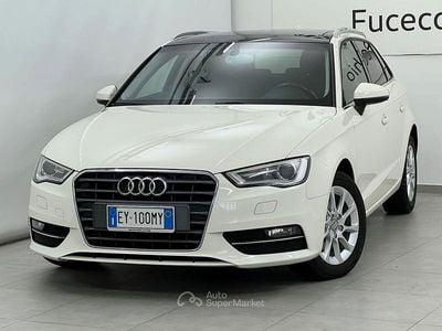 Usata Audi A3 Business 110 CV (80 kW) 2015 Bianco Berlina